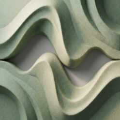 Acoustic Stillness Rolled Poster Print | Sage Green Wall Art | Abstract Nature Poster | Bedroom Decor | Living Room Art | Gift Idea