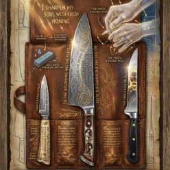 My Blades Are My Bible Rolled Poster Print | Sacred Tools Wall Art | Dark Academia Bedroom Decor | Gothic Living Room Art | Unique Gift Idea