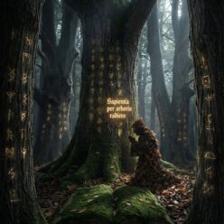 Where Books Are Written in Bark and Blood Rolled Poster | Dark Academia Wall Art | Gothic Literature Home Decor | Office Inspiration Gift